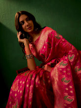 Womens Fashion Ethnic Pink Color Sarees-MLSHWSA1200PNK0ONE